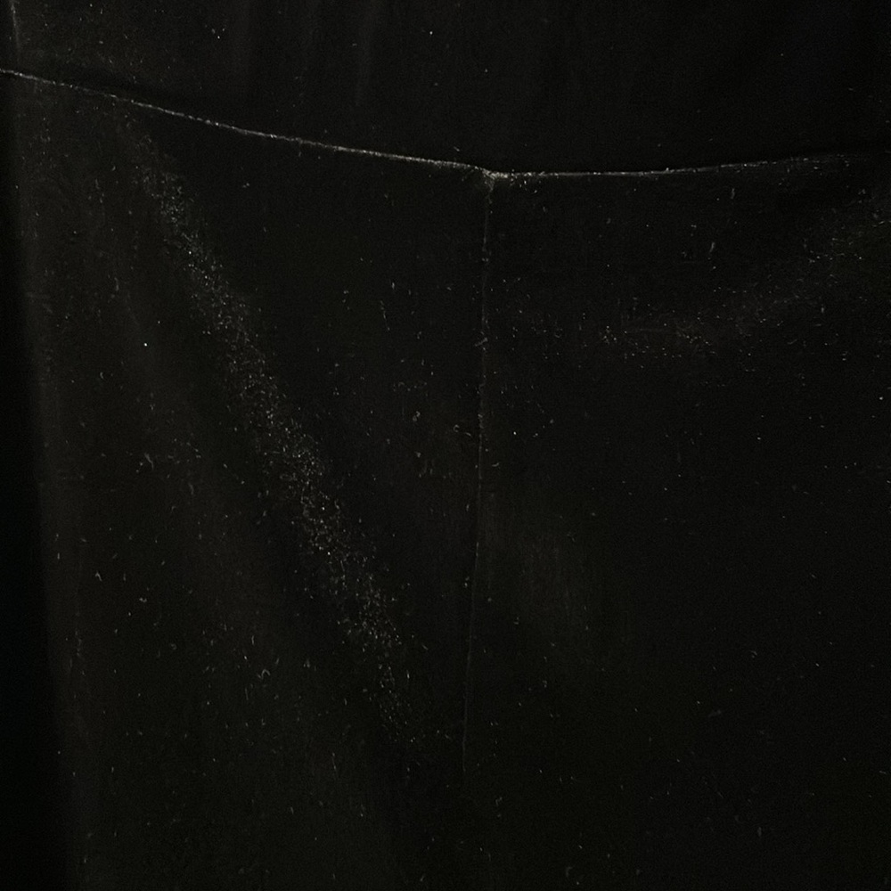 J Crew Black Velvet Leggings - Picture 2 of 5